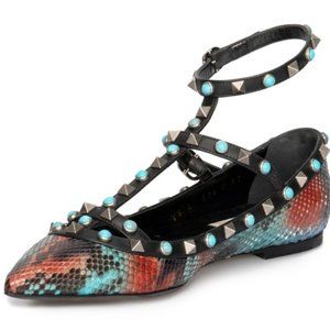 Valentino Rockstud Ballerina flat